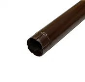 Труба соединительная D100х1000 (ПЛД-02-8017 Коричневый шоколад-0.5)