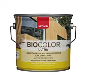 Защитный декоративный состав для древесины NEOMID BiO COLOR Ultra Махагон 2,7 л