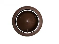Вентиляционный выход Vilpe, 125/160/700, коричневый (с колпаком)