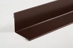 ТЕХНОНИКОЛЬ HAUBERK уголок металлический внутренний, полиэстер RAL 8017 коричневый