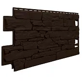 Фасадные панели ТН ОПТИМА Камень темно-коричневый, 1000х420 мм/ 0,42м2