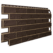 Фасадные панели ТН ОПТИМА Кирпич темно-коричневый, 1000х420 мм/ 0,42м2