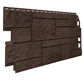 Фасадные панели ТН ОПТИМА Песчаник темно-коричневый, 1000х420 мм/ 0,42м2