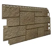 Фасадные панели ТН Песчаник светло-коричневый, 1000х420 мм/ 0,42м2