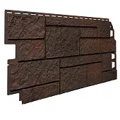 Фасадные панели ТН Песчаник темно-коричневый, 1000х420 мм/ 0,42м2