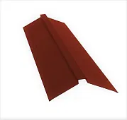 Коньковая планка 2 м. PE RAL 3011 коричнево-красный