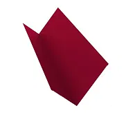 Пристенная планка 2м PE RAL 3003(рубиново-красный)