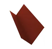 Пристенная планка 2м PE RAL 3011(коричнево-красный)